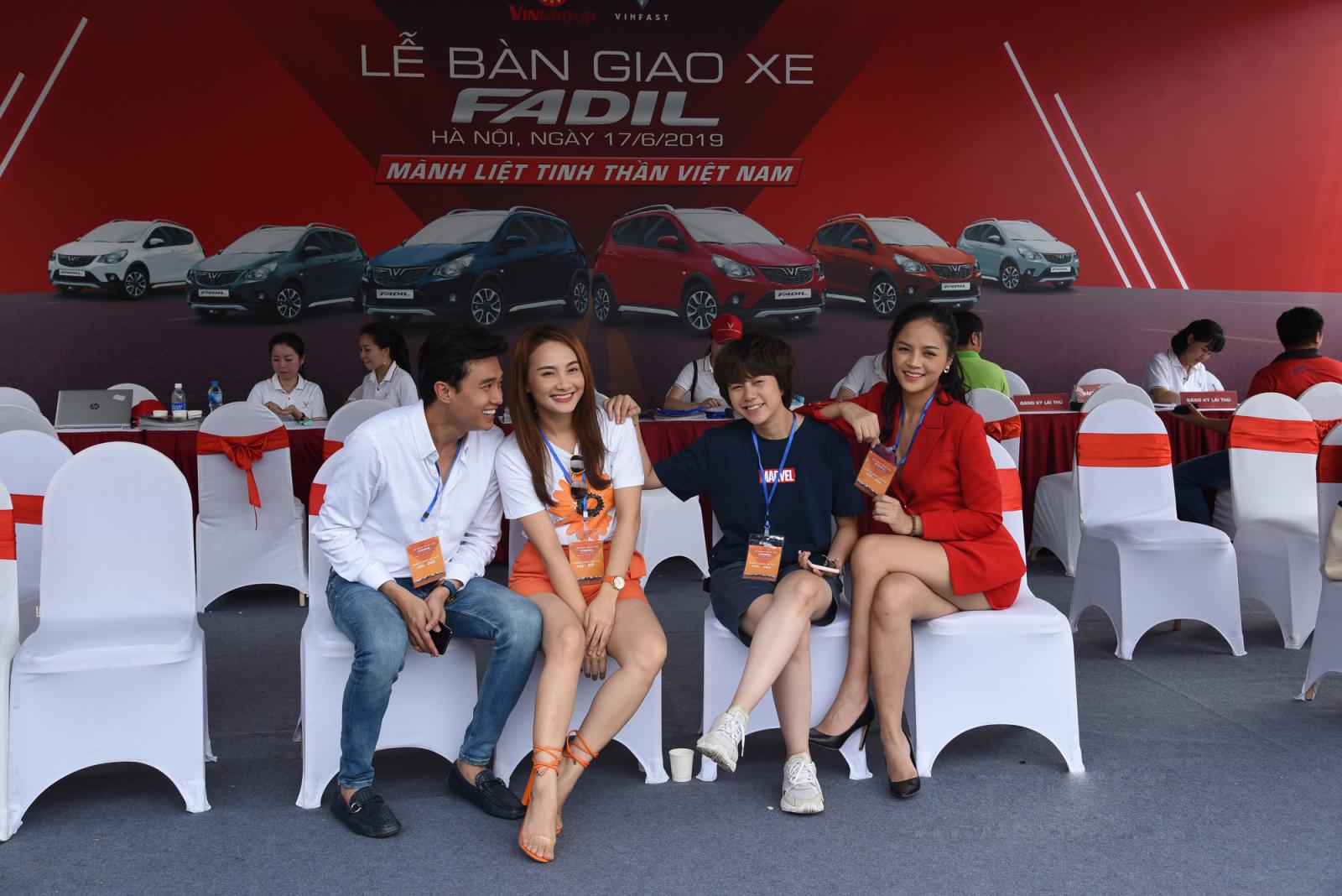 Dàn sao Việt tham dự sự kiện bàn giao xe VinFast Fadil, bộ tứ "Về nhà đi con" góp mặt 1a
