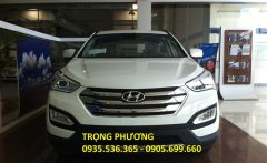 Hyundai Santa Fe   2015 - Cần bán xe Hyundai Santa Fe đời 2015, màu trắng, xe nhập, giá tốt giá 999 triệu tại Đà Nẵng