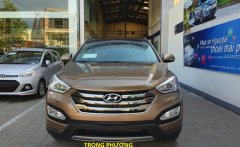 Hyundai Santa Fe 2.2 2015 - Cần bán xe Hyundai Santa Fe 2.2 đời 2015, màu nâu, giá 1 tỷ 50 triệu giá 1 tỷ 50 tr tại Đà Nẵng